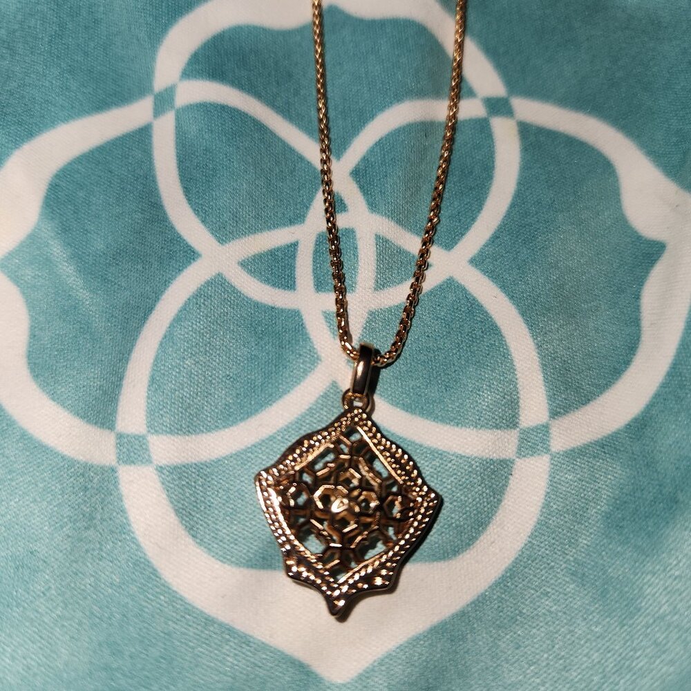 Kendra Scott Rose Gold Necklace